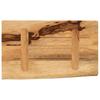 Table Top 40 x 20 x 2.5 cm Live Edge Solid Mango Wood