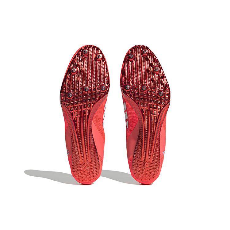 Adidas Adizero Finesse Удобная амортизация Нескользящие Износостойкие Низкие Кроссовки для бега Унисекс Красный Белый GX9779