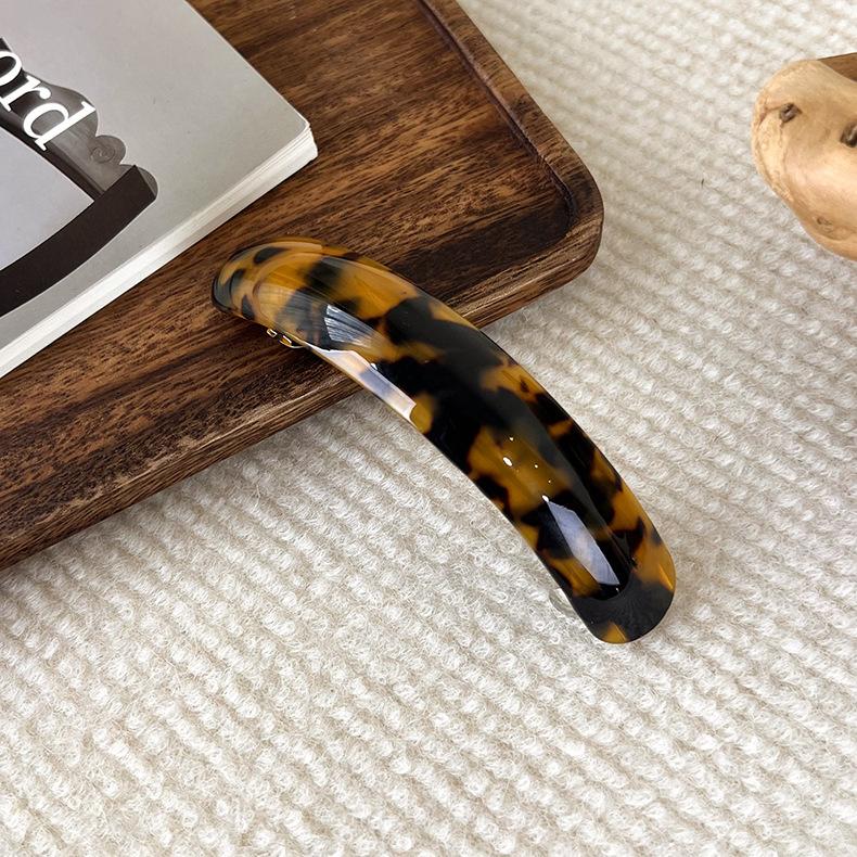 Заколка для волос Acetic Acid пружинная заколка для девочек большая шпилька головной убор блестящая эллиптическая дуга шпилька аксессуары для волос