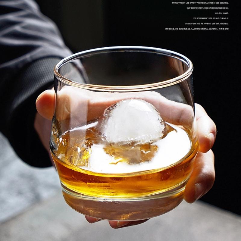 Хрустальный стакан для виски – Винтажный тамблер для скотча, бурбона, коньяка, водки, джина, для домашнего бара