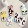 K-Kimi Ni Todoke Милый Чехол для Телефона с Комиксами Для iPhone 17, 16,15,14,13,12,11 Plus,Pro Max, Других Мягкий Черный Чехол