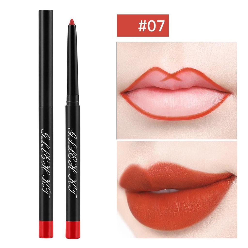 Водостойкая матовая подводка для губ, красный контурный оттенок, губная помада, стойкая антипригарная чашка, увлажняющая косметика для губ