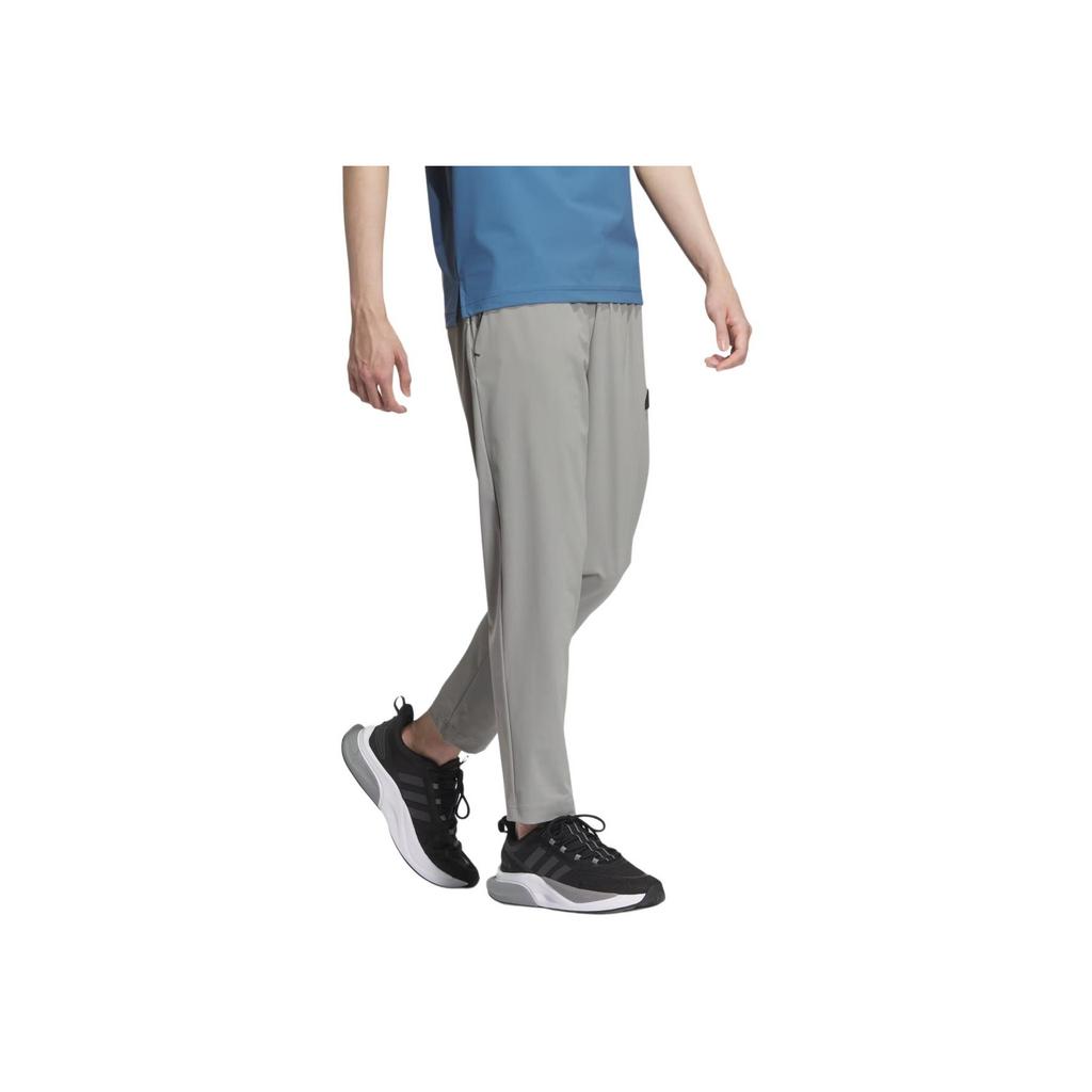 Adidas Ct Knit Pants Solid Straight-Leg Sportswear Men Bottoms Ice-Grey IT4333