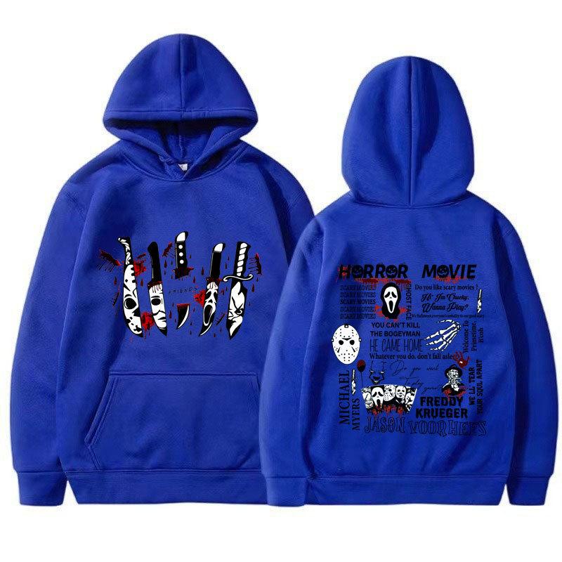 Friends Knife Horror Movie Halloween Hoodies Causal Unisex Hoodies