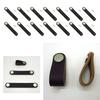 14pcs Handmade Leather Suitcase Handle Drawer Cabinet Pulls Knob