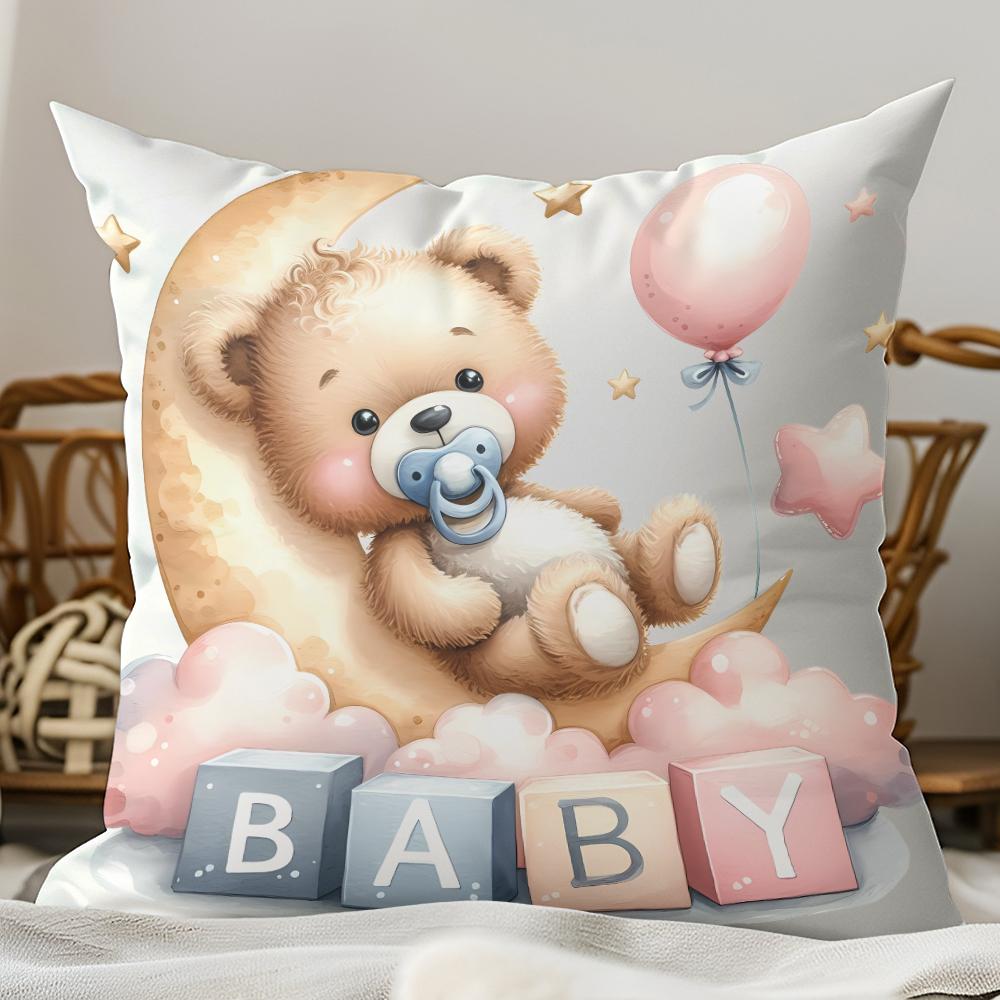 Пододеяльники Sweet Dream Bear BABY · Незаменимые для уютного декора детской комнатыПодушка-накидка на диван для гостиной, украшение для спальни