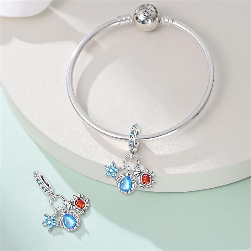 Copper Fashion Holiday Beach Watermelon Green Pear Charms Beads For 3Mm Bracelet Diy Fine Jewelry Gift Making