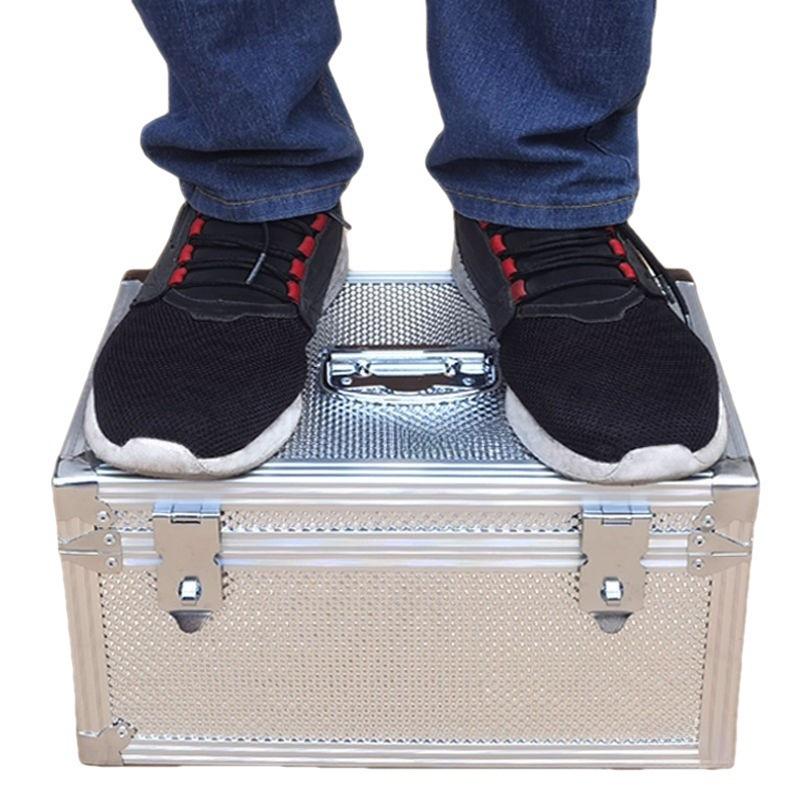 Большой запираемый ящик для хранения денег и документов из алюминиевого сплава