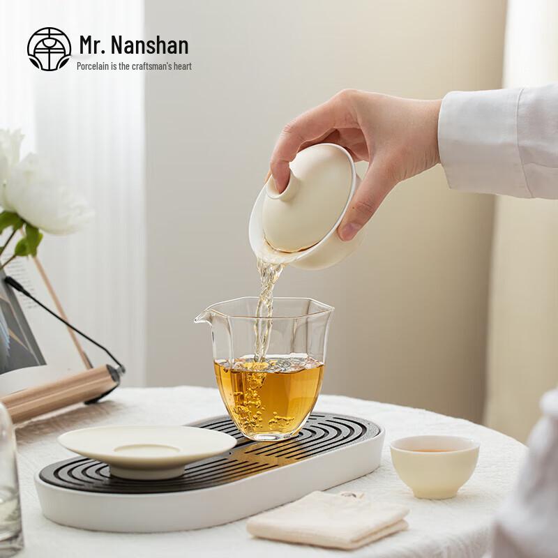 Nanshan Mr. Ceramic Sancai Gaiwan