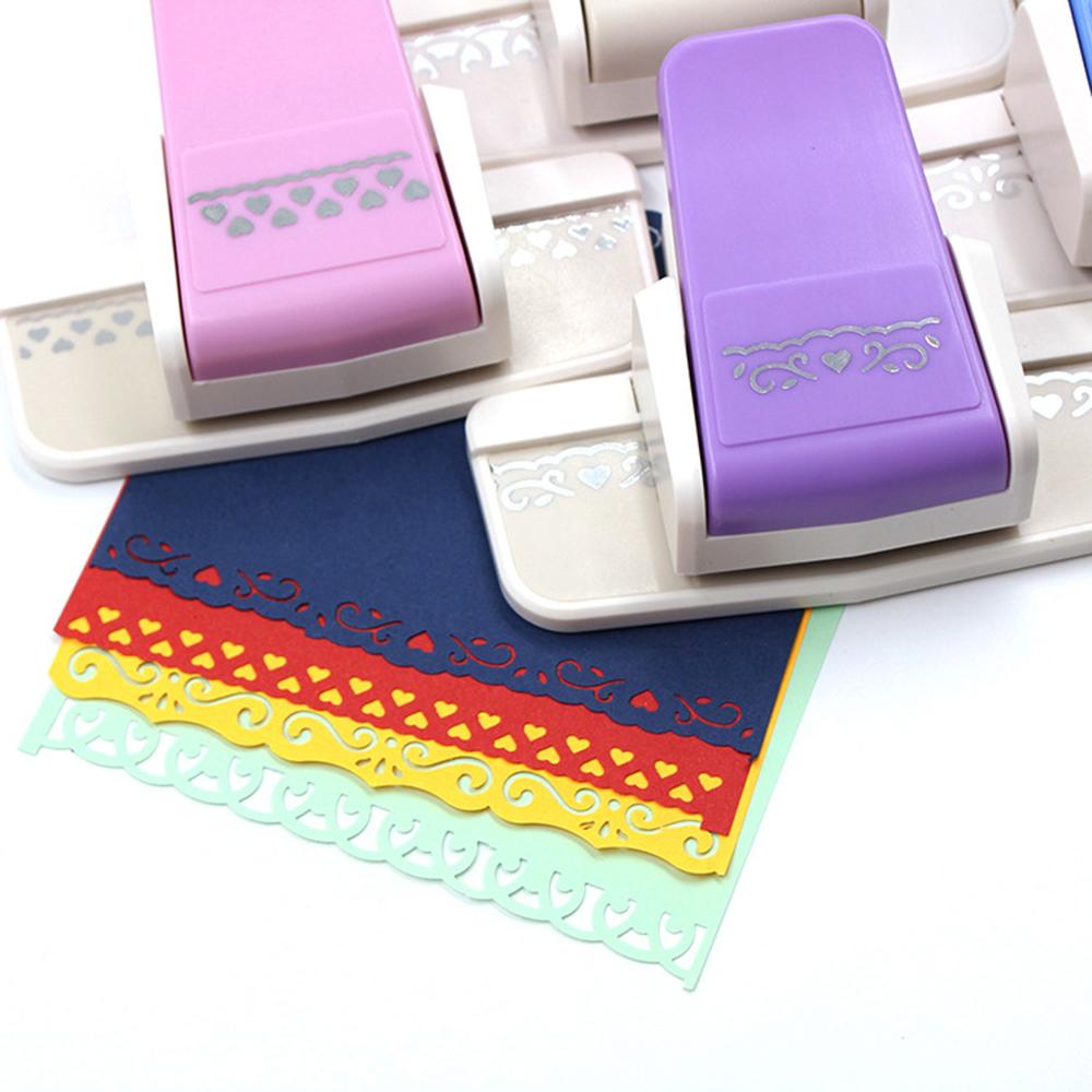 Новый необычный бордюрный дырокол цветочный дизайн тиснение полое кружево DIY материал ручной работы картон узор поздравительная открытка ремесло