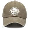 Printed logo baseball cap papa washed old cap outdoor sports sunscreen visor