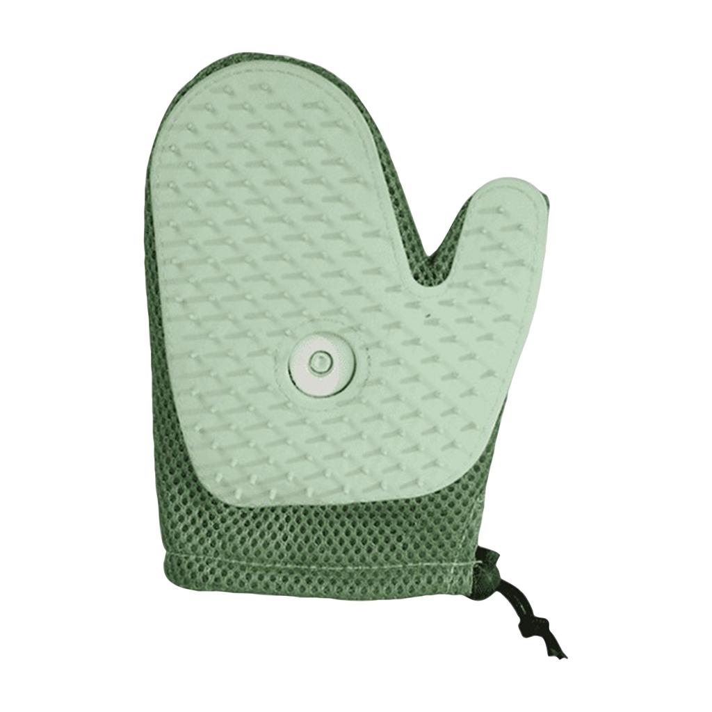 Расческа для шерсти питомца с мягкой силиконовой головкой, перчатки для вычесывания кошек со спреем, двухсторонняя антистатическая щетка для удаления шерсти питомцев для кошек и собак