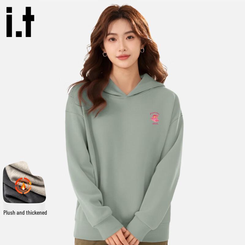 Fingercroxx IT Men's Chinese Style Fleece-Lined Hooded Sweatshirt