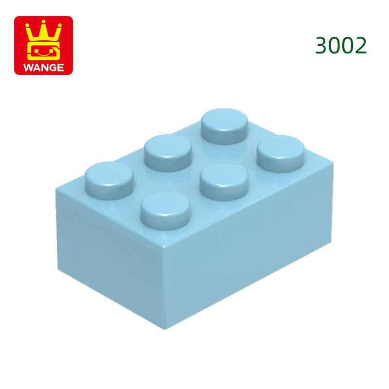Нетоксичный 55 шт./лот 3002 2x3 Толстые Строительные Блоки Moc Аксессуары Совместимые С Кирпичами Детские Игрушки Подарочная Коробка