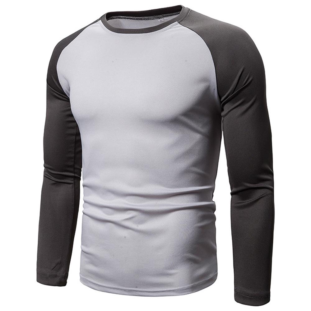 New Casual Fashion Streetwear Long Sleeve T-shirt Men Woman Fitness Raglan Sleeves Tee Shirt Male Tops Spring Autumn Clothing