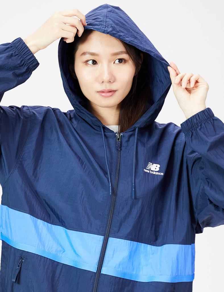 New Balance Women's NB Athletics Amplified Woven Jacket (WJ21500) NGO (Natural Indigo) Size M