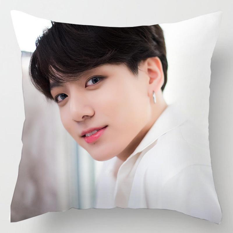 Уютная 45см Kpop Bts Bangtan Boys Наволочка Декоративная Мягкая Наволочка Для Дома