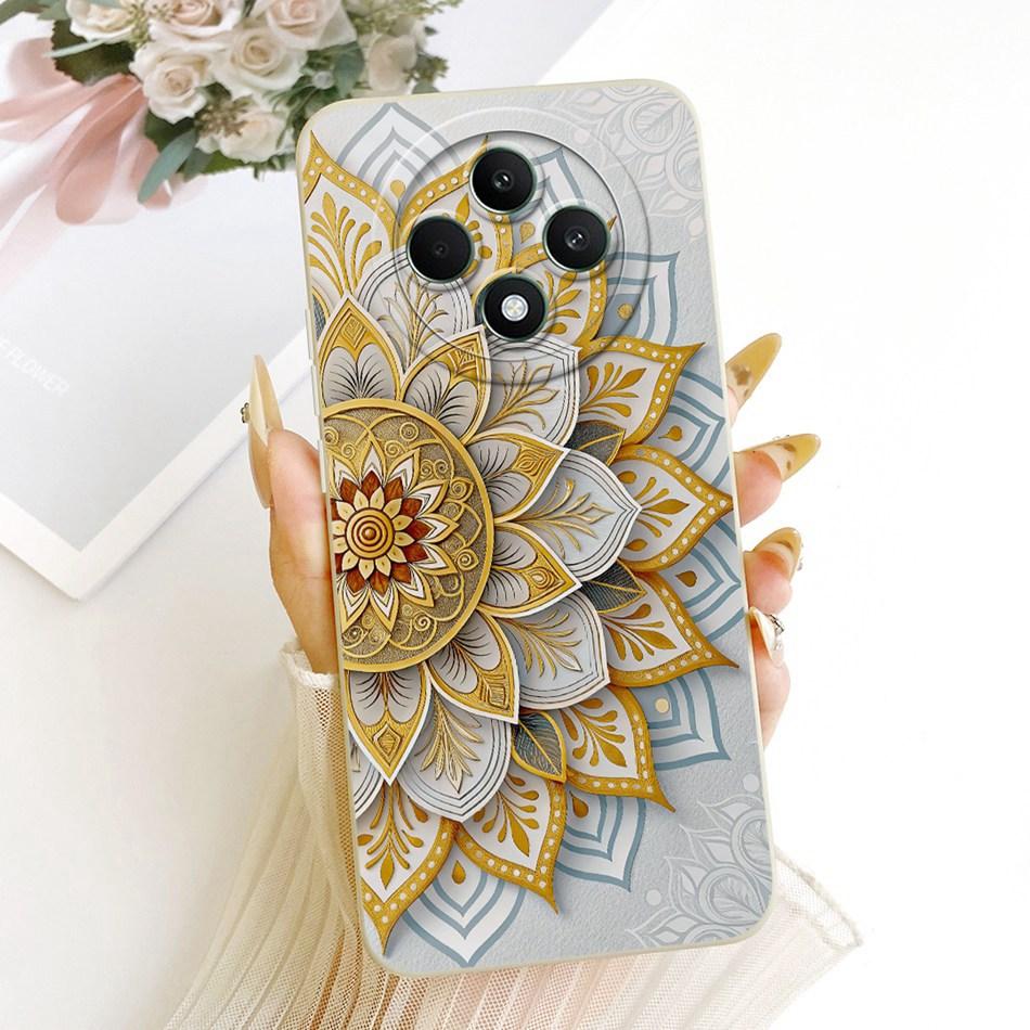 For OPPO Reno12 F 5G Reno 12 Pro 12F 12FS 12 5G Cute Cat Flower Butterfly Cartoon Phone Case Shockproof Soft Silicone Cases