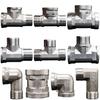 DN15 20 25 1/2" 3/4" 1" BSP Мужской Женский Угольник Тройник 3 Хода 201 Нержавеющая Сталь Трубный Фитинг Соединитель Муфта Адаптер Дом Сад