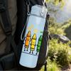 1PC Color Crayon Kids Party Print 750ml Color Plastic Sports Water Bottle Leakproof Flip Straw Lid Suitable for Sports Office Home Use