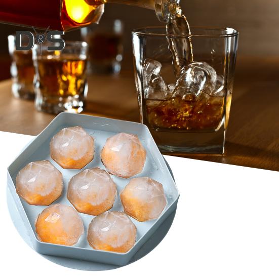 7 сеток/8 сеток, форма для кубиков льда, не содержит BPA, устойчива к разливу, PE, съемная крышка, машина для приготовления ледяных шаров, кухонная утварь