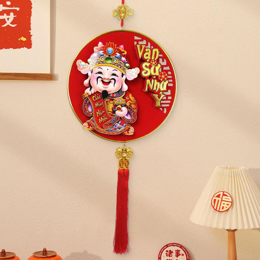 New Year Pendant Paper Hanging Decoration Lunar New Year Ornament Entryway Sign for Chinese New Year
