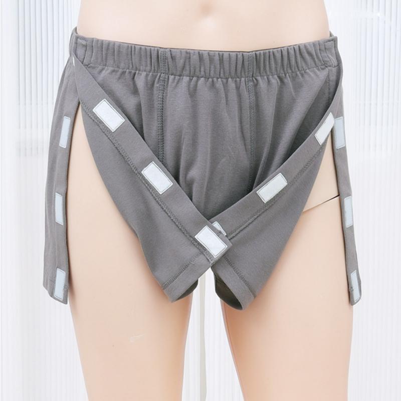 Шорты для ухода за пациентами с полным раскрытием Послеоперационные шорты для легкого надевания/снятия