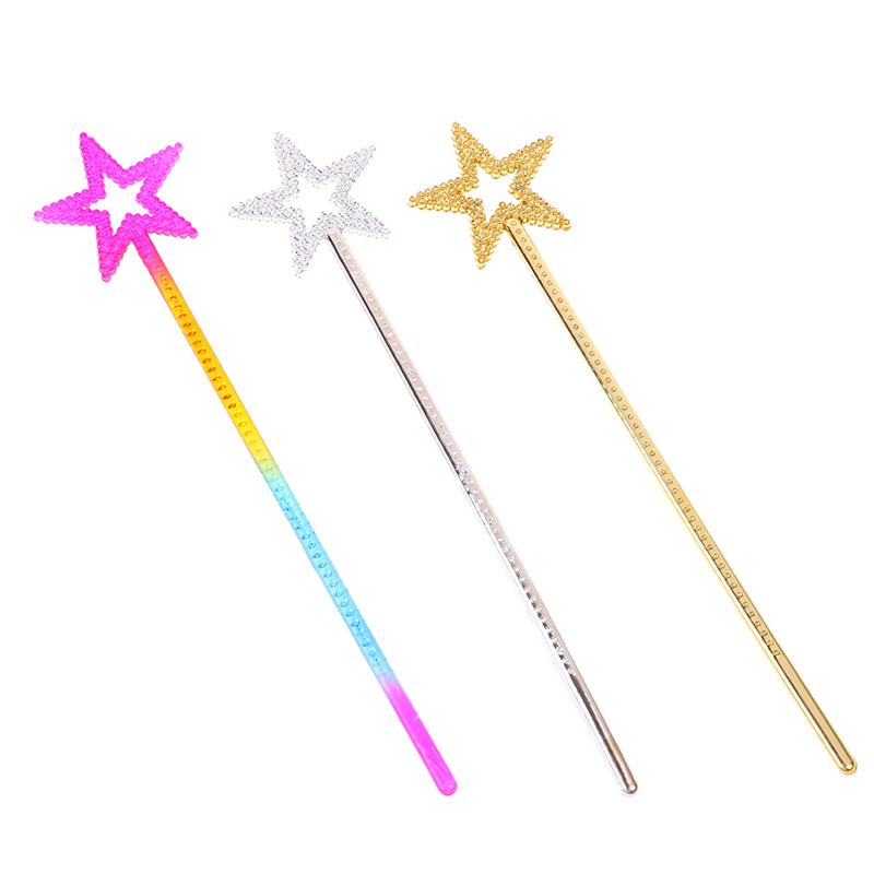 1 Pcs Fairy Wand Angel Star Magic Wand Five-Pointed Star Princess Magic Fairy Cane