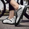 Breathable Cycling Sneakers Men Women Road Bike Shoes Rubber Sole Flat Racing Speed Trail Bicycle Footwear for Sports Pedal