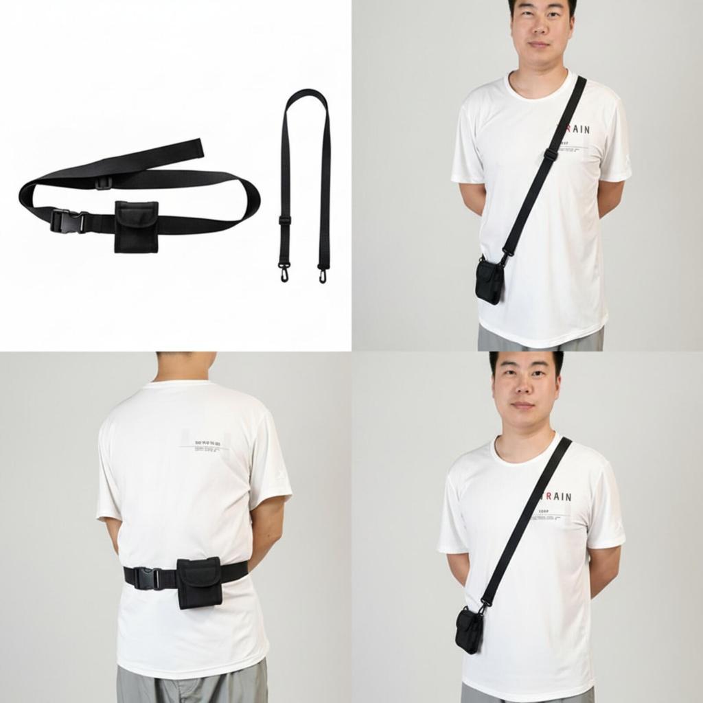 Portable Equipment Carrying Pouch Compact Safeguarding with Storage Compartments