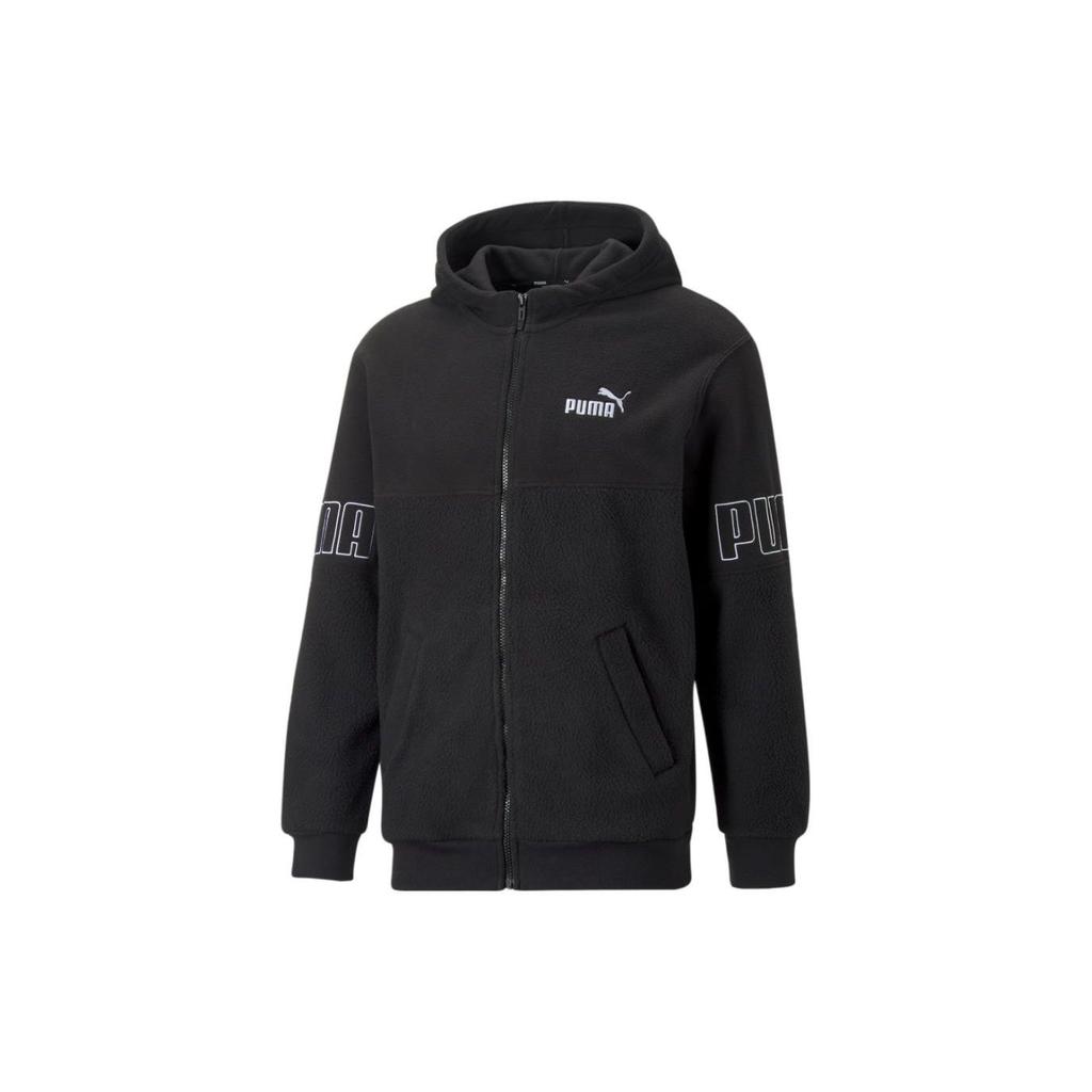 PUMA Men's Essentials Full-Zip Fleece Hoodie 672447-01