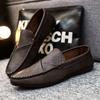 Fashion Leather Shoes for Men Fashion 2024 Man Casual Shoe Slip-on New In Pu Shipping Free Legitimate Trend Elegant Promotion Adults