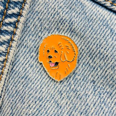 Новая эмалированная булавка Chauw Chauw Dog Pet Connector подарок на день рождения 1 шт.