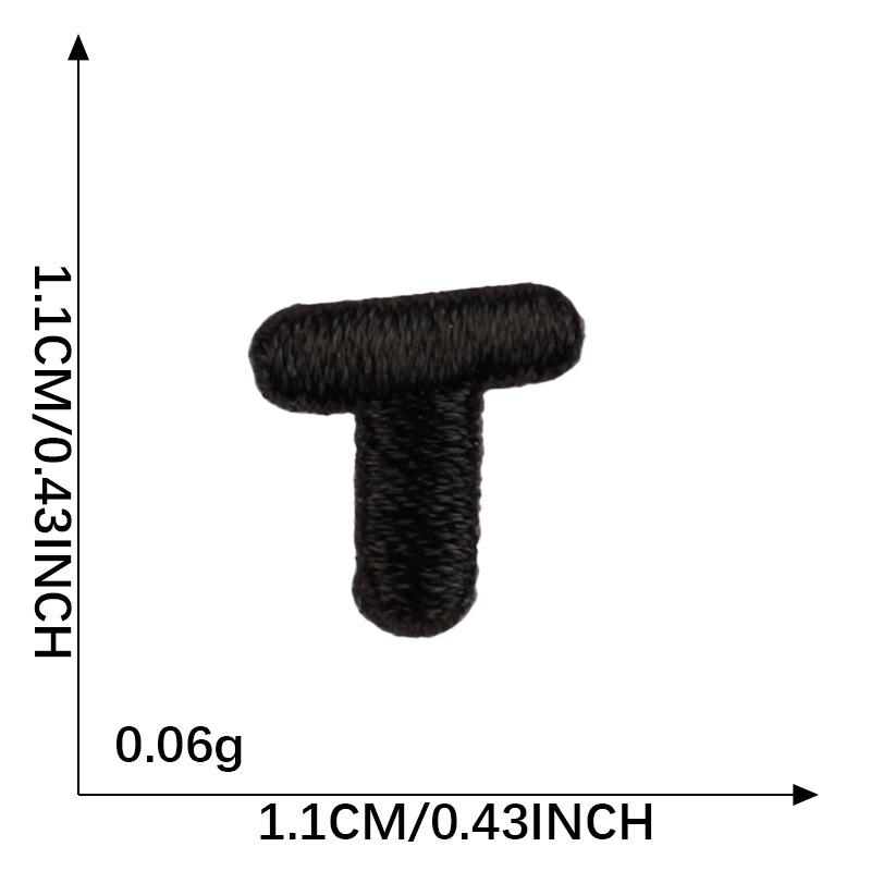 Буквы AZ Ткань Аппликация Шитье Полиэстер Сумка Декор Черный Для Шляпы Куртка Ткань Наклейка Декоративные Модные Аксессуары