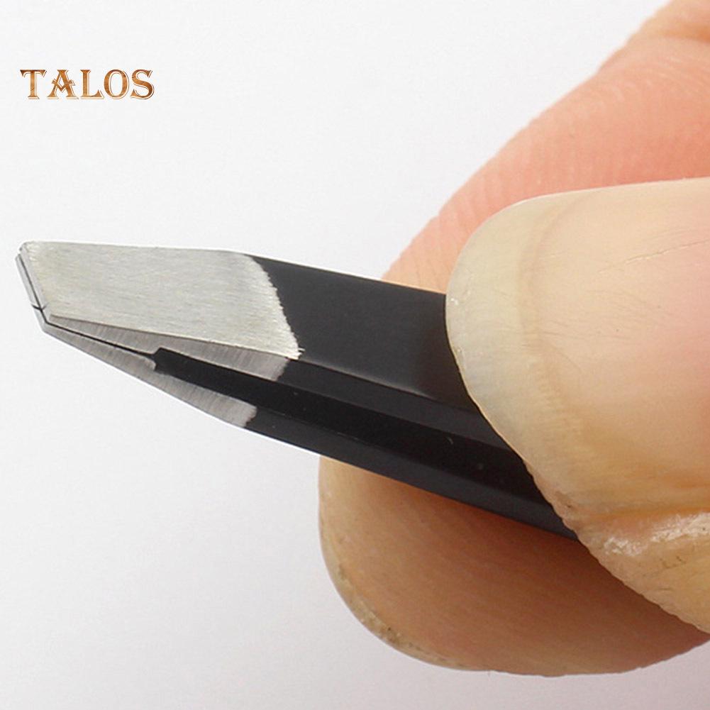 TBH, 3 шт., наклонный плоский пинцет из нержавеющей стали для бровей, набор зажимов для удаления волос