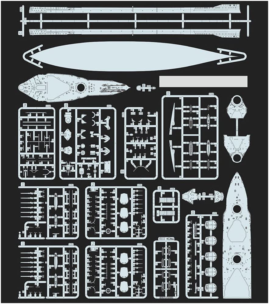 Flyhawk Models Королевский флот HMS Iron Duke 1914 Делюкс издание Пластиковая модель FLYFH1312S 1/700