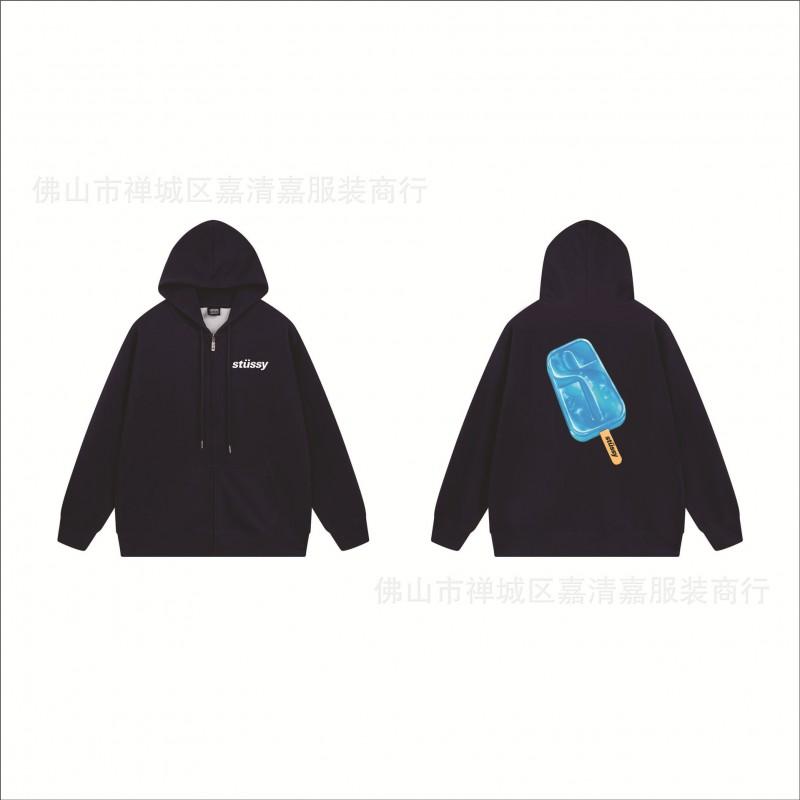 Mens Oversized Zip-Up Hooded Sweatshirt Casual Streetwear Cotton Pullover Fall