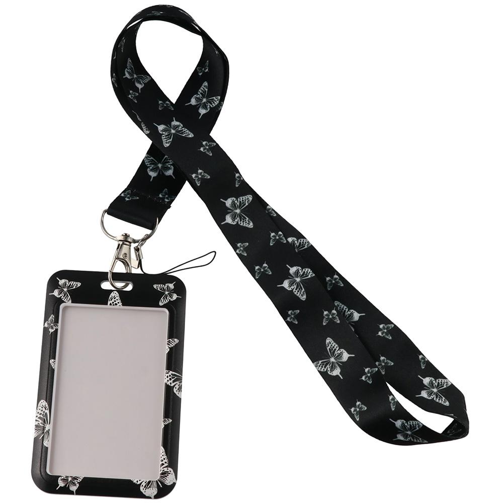 Пластиковый бейдж-лента Черный держатель для бейджа с выдвижной катушкой Держатель для ID-карты Офис