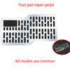 Auto Foot Rest Pedal Plate Floor Carpet Mats Non-Slip Stainless Heel Pad For Truck Suv Black Beige Brown Car Accessories