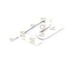 AJG1 3D Metal ST Badge Decal Car Body Emblem Rear Trunk Sticker for Ford Everest Fiesta Focus Mondeo Ranger Mustang Transit Explorer