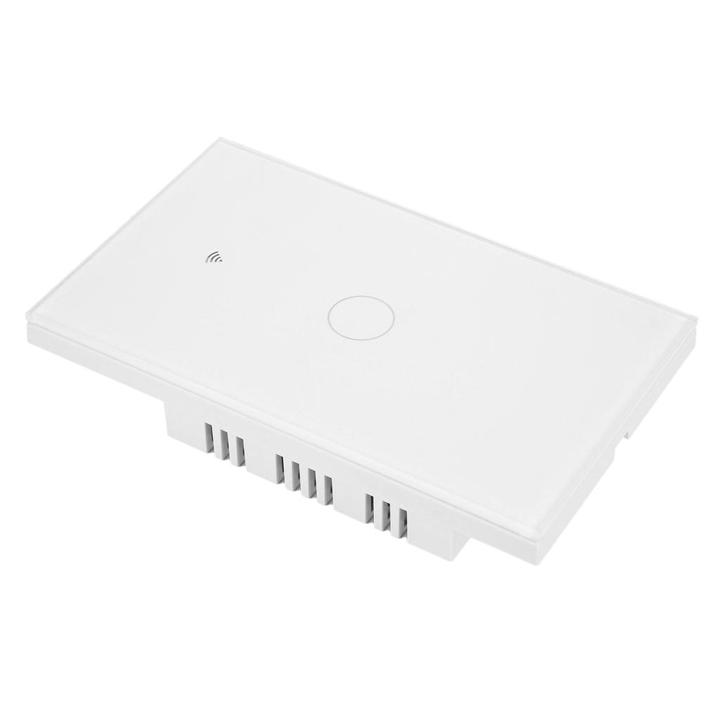 Intelligent WIFI Touch Switch Single Fire 1 Channel White AC 100‑250V for TUYA APP Remote Control