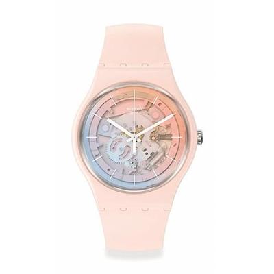 Swatch FLEETINGLY PINK PAY Наручные часы SO32P103-5300 Розовый