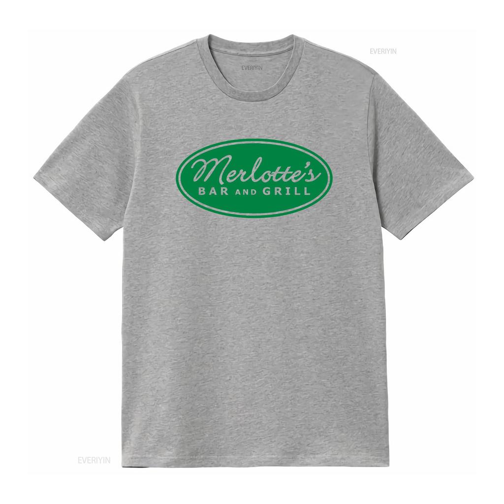 Juniors True Blood TV Show Series Merlottes Bar and Grill Print White Cosplay T Shirt vintage Washed streetwear Stretched