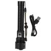XHP90 Telescopic Zoom Flashlight Waterproof Electric Torch USB Charging for Outdoor Adventure