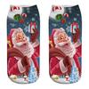  Comfortable Christmas Cotton Sock Slippers Short  Print  Socks 
