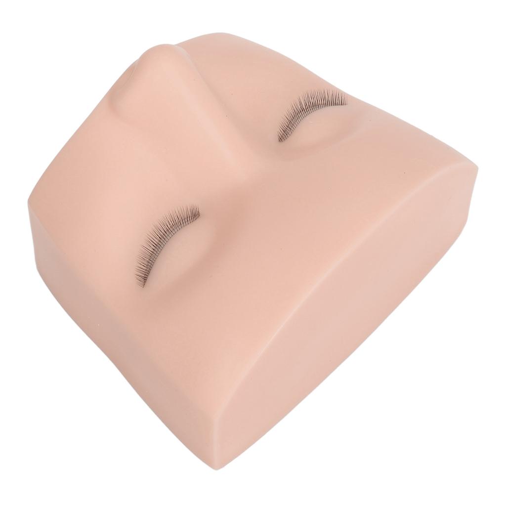 Голова манекена для ресниц, эластичная, реалистичная, 3 слоя, ресницы, голова манекена для практики для начинающих