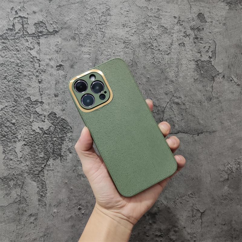 Подходит для iPhone 15 с чехлом для телефона с узором «Лунный кратер», металлическим объективом 13proMax и креативным противоударным защитным чехлом для iPhone 14