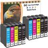 502XL Compatible Ink Cartridges for Epson 502 502 XL for Epson Workforce WF-2860 WF-2860DWF WF-2865 WF-2865DWF, Expression 955