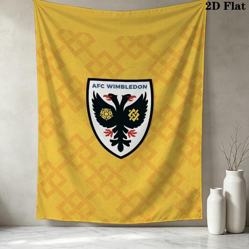AFC Wimbledon Wall Tapestry Aesthetic Wall Hanging Printed Fabric Blanket Decorative Tapestries for Bedroom Living Room Home Decor
