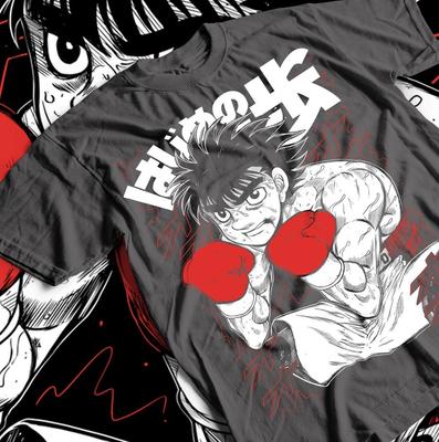 Футболка Hajime No Ippo Унисекс Команда Боксерского Зала Камогава Иппо Макуноучи